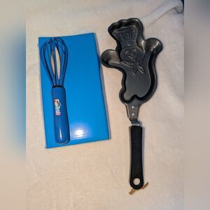 Pillsbury Doughboy Pancake Skillet and Whisk Set